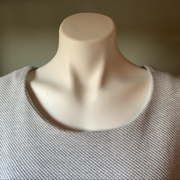 Tahari Neutral Textured Fabric Dress - Picture 2 of 6